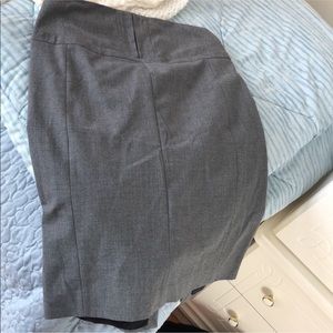 Express grey pencil skirt